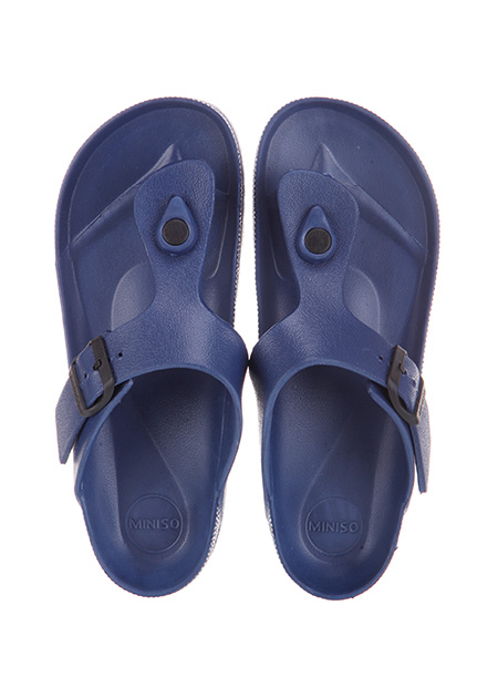 Men’s Fashionable Flip Flops(Dark Blue)[45/46] – MINISO Bahrain