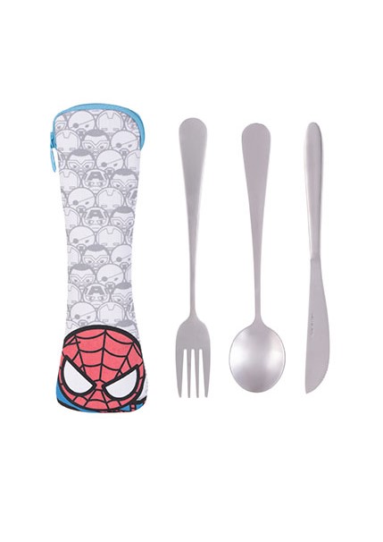 MARVEL- Cutlery Set(Spider-man) – MINISO Bahrain