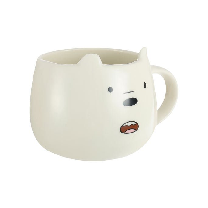 We Bare Bears Ceramic Mug 390ml(Ice Bear) – MINISO Bahrain