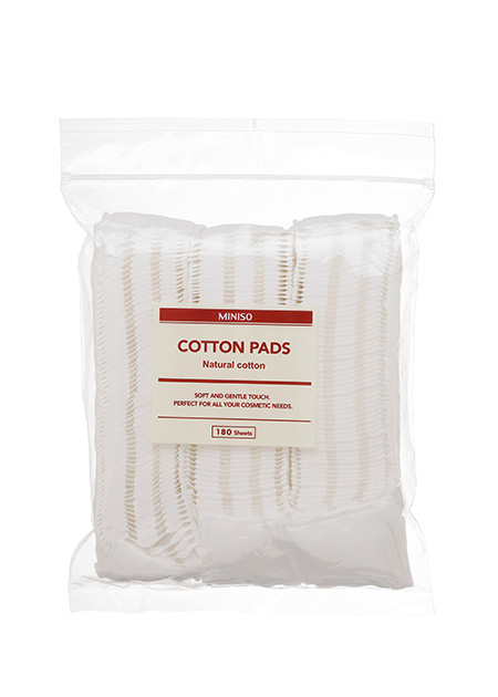 Ultrafine Cotton Pads 180 Sheets(White) – MINISO Bahrain
