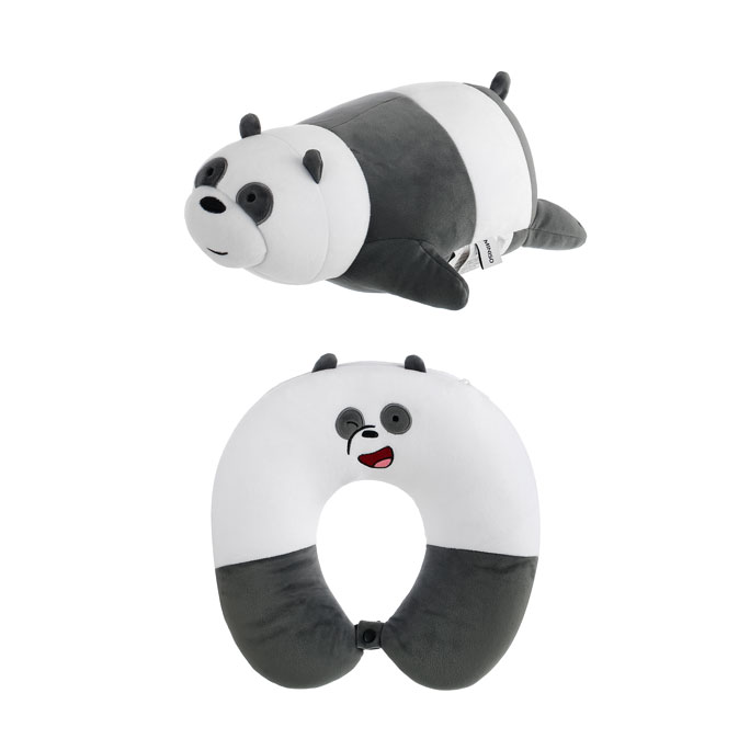  We  Bare  Bears  Adjustable U shaped Pillow  Panda  MINISO 