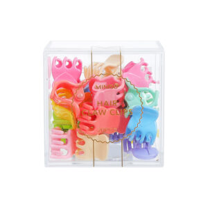 Mini Colored Hair Claw Clip