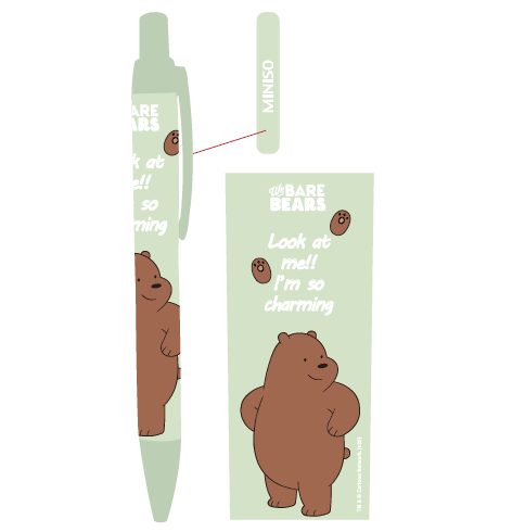 grizzly bear we bare bears miniso