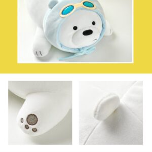 we bare bears ice bear plush miniso