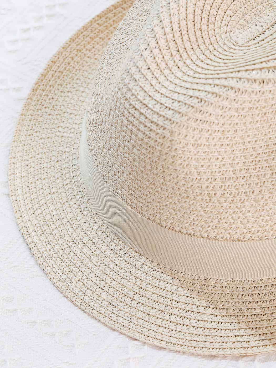 British Style Simple Panama Straw Hat(Creamy White) – MINISO Bahrain