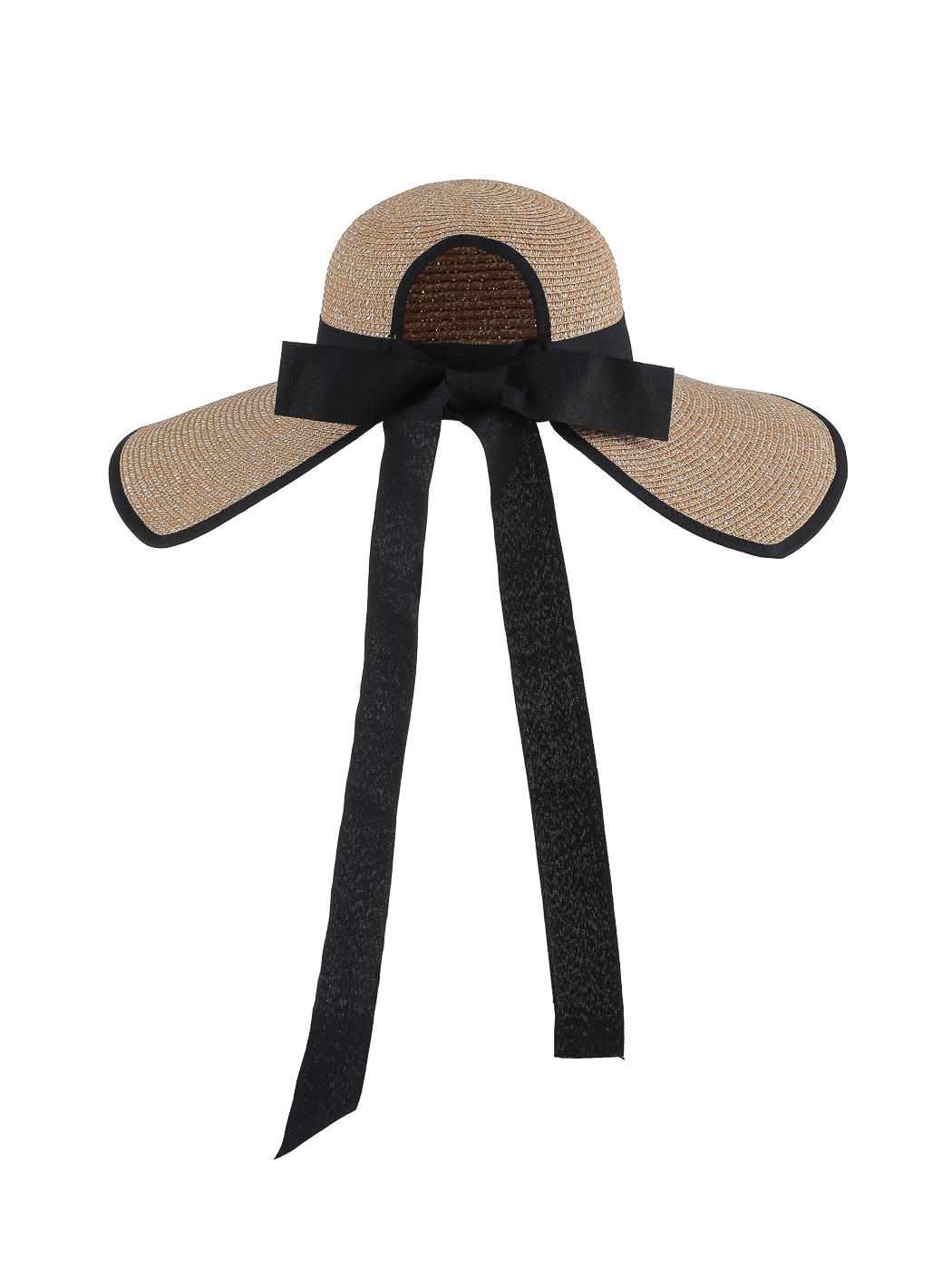 Elegance Series Tie Back Wide Brim Straw Hat – MINISO Bahrain