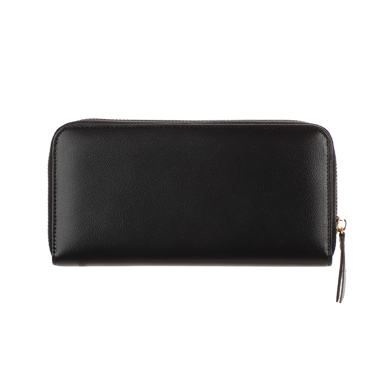 Women’s Long Zipper Wallet (Black) – MINISO Bahrain