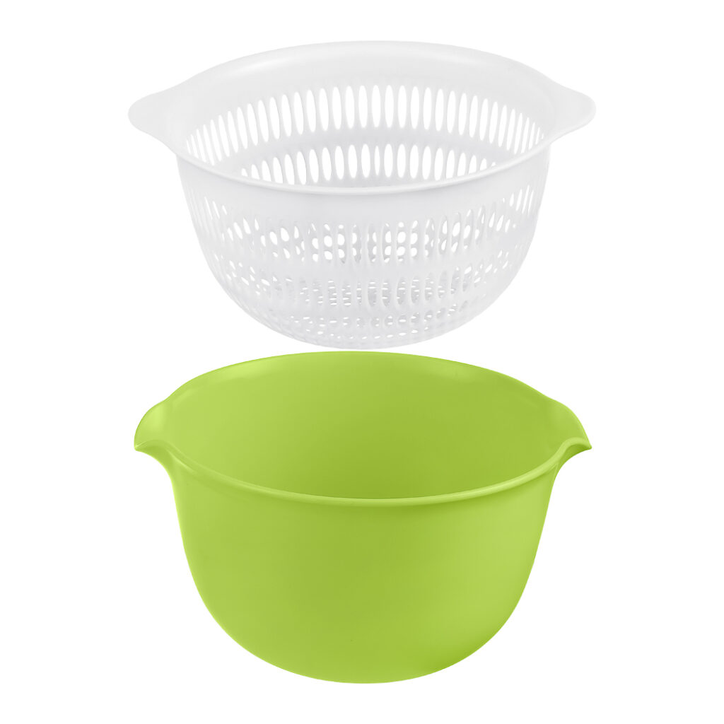 Round Double-layer Drainage Basket(green) – Miniso Bahrain