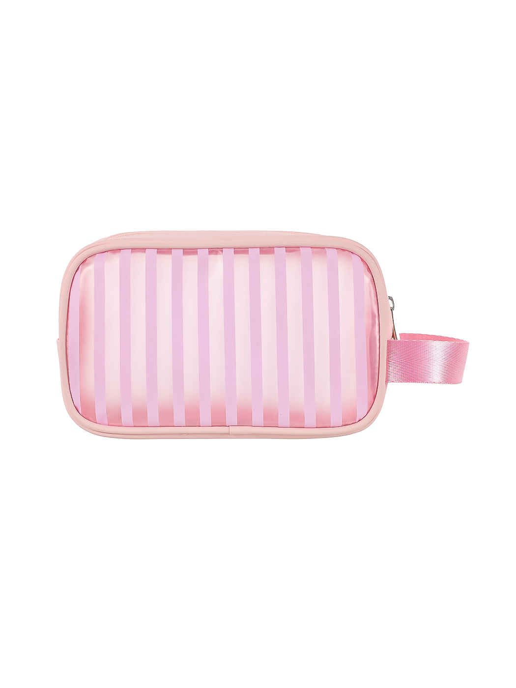 Striped Color-matching Square Cosmetic Bag(Pink Patterned,Pink ...