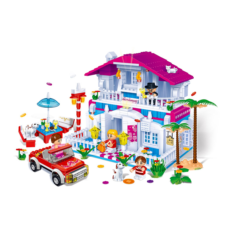 Holiday Villa Building Blocks (552 Pcs) – Miniso Bahrain