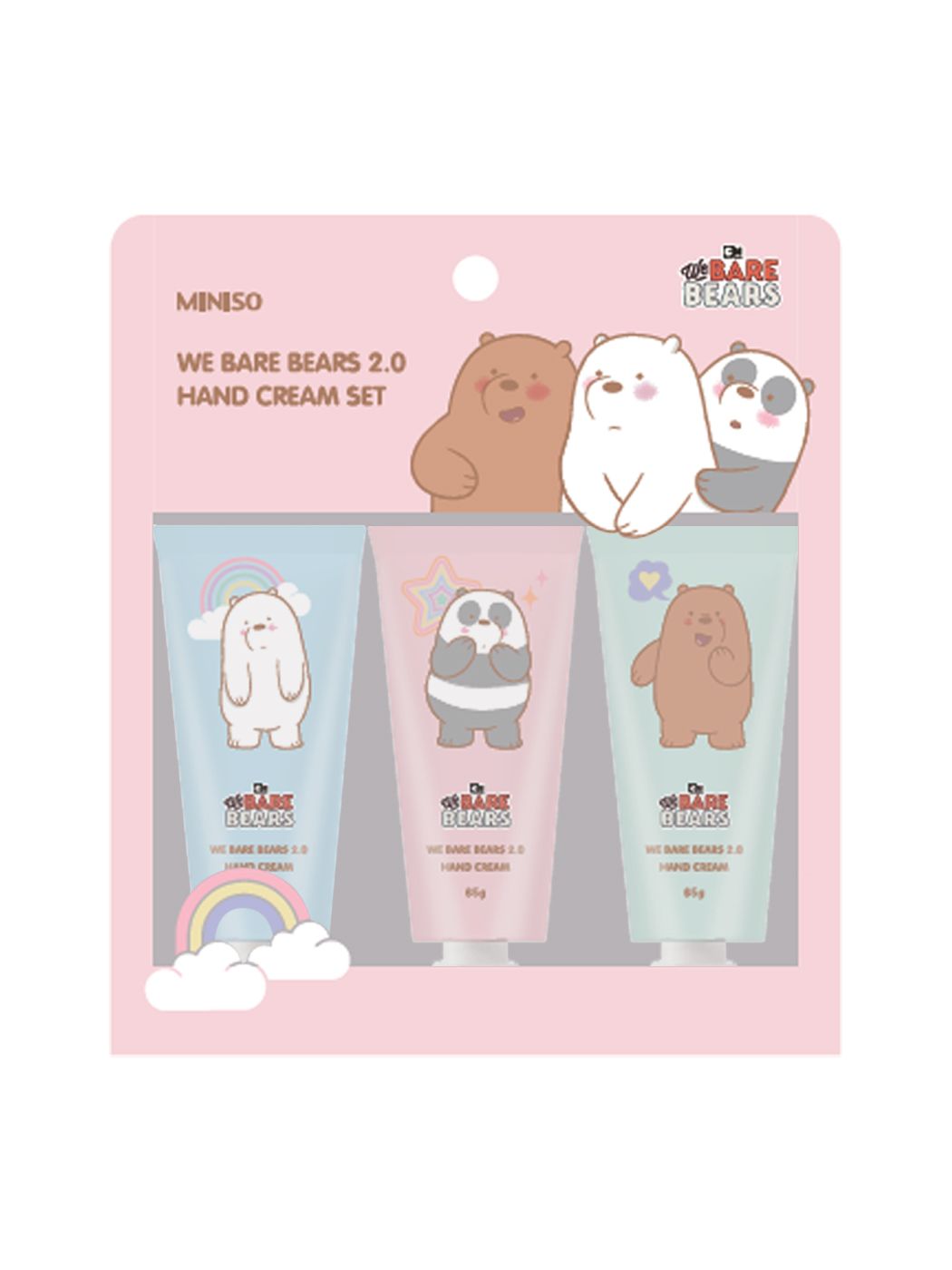 We Bare Bears Collection 3.0 Hand Cream Set – MINISO Bahrain