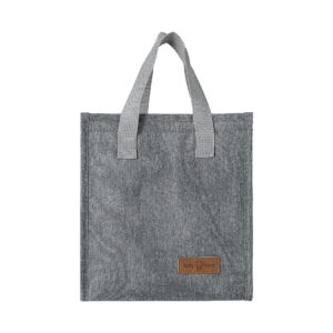 Solid Color Lunch Bag(Gray)