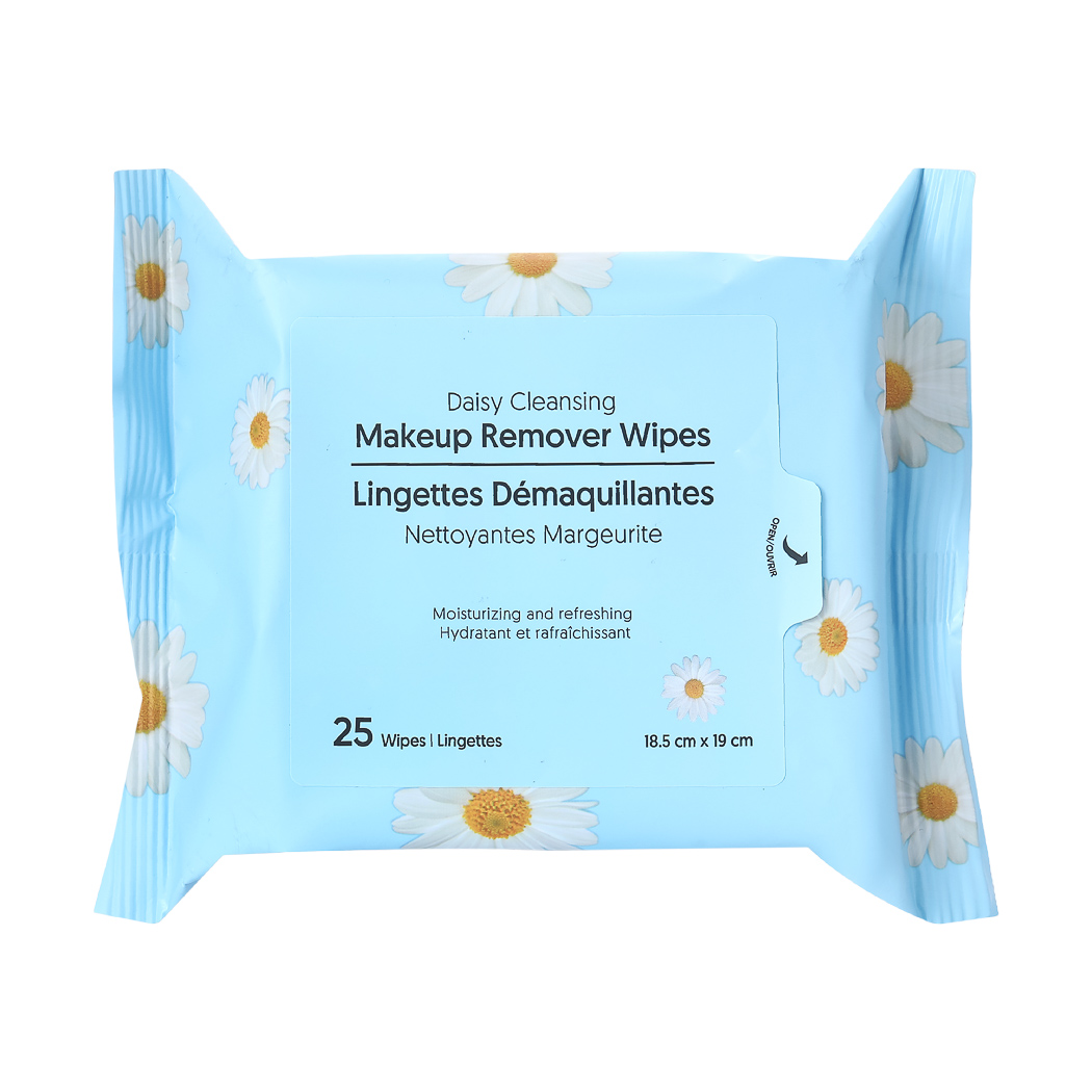 Daisy Cleansing Makeup Remover Wipes (25 Wipes) – MINISO Bahrain