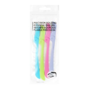 Precision Folding Eyebrow Razors (4 pcs)