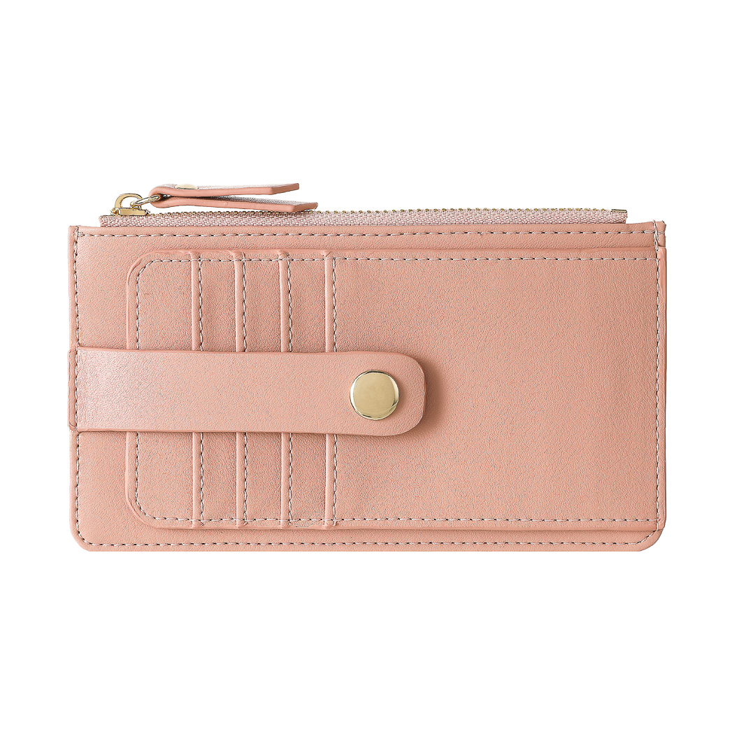 Multipurpose Long Pouch for Coins and Cards(Pink) – MINISO Bahrain