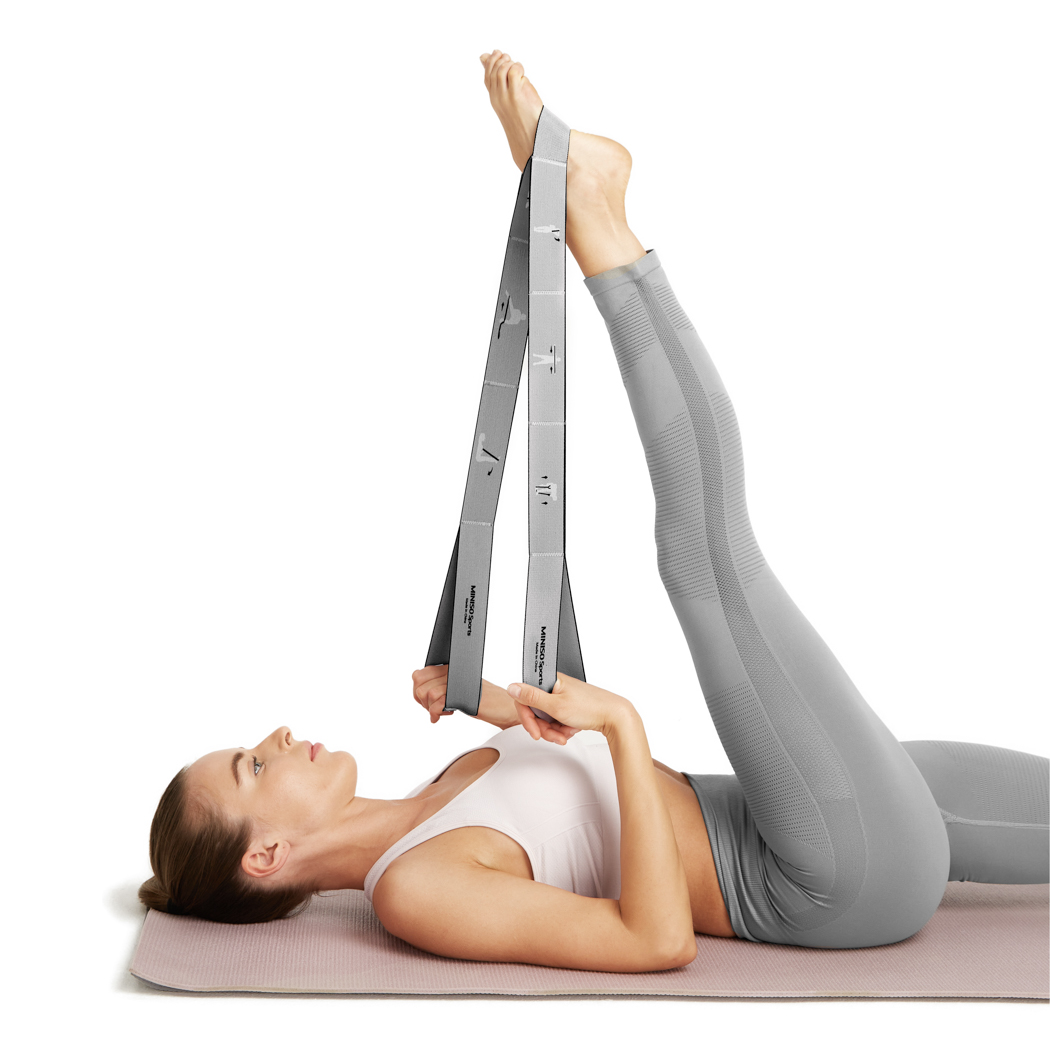 Miniso Sports – Yoga Stretching Strap(Gray) – MINISO Bahrain