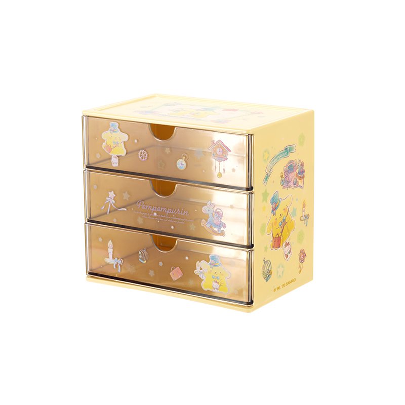 Miniso x Sanrio STORAGE BOX DRAWER ORGANIZER (Pompompurin) - New