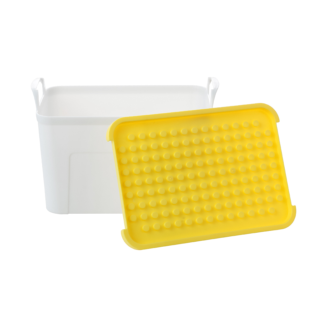 Multigrid Durable Plastic Toiletries Storage Basket, Portable Bathroom –  Yahan Sab Behtar Hai!