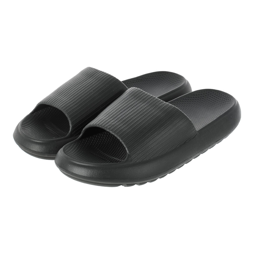 Minimalist Series Textured Thick Sole Bathroom Slippers for Men(41-42 ...