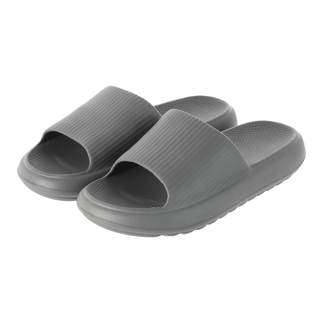 Minimalist Series Textured Thick Sole Bathroom Slippers for Men(43-44 ...