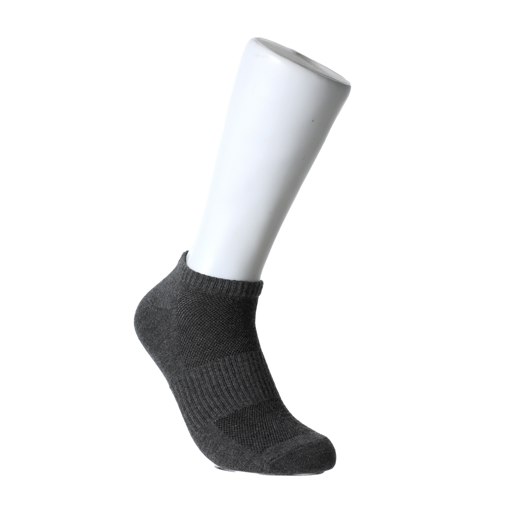 Athletic Low-cut Socks for Men (3 Pairs)(Gray) – MINISO Bahrain