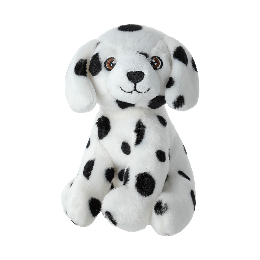 Small Plush Toy – 4 Assorted Models(Husky, Dalmatian, Brown Dog, Black Dog)  – MINISO Bahrain