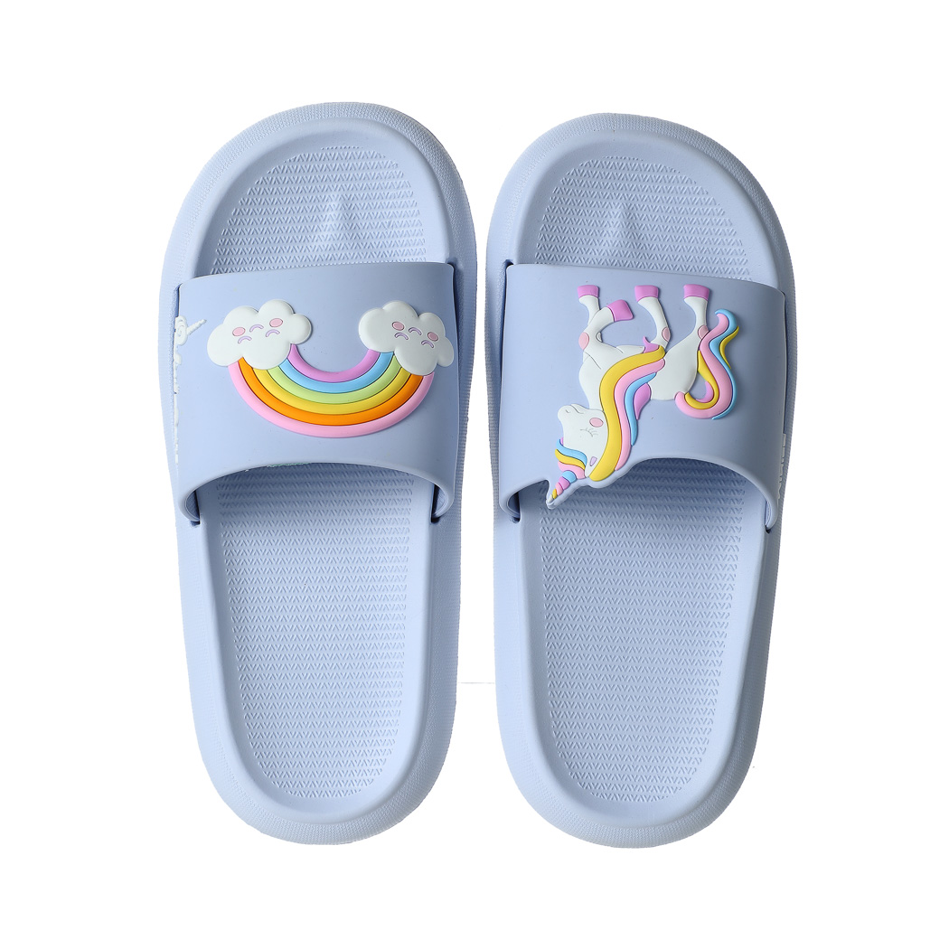Unicorn Dream Solid Color Kids Slippers(Blue,33-34) – MINISO Bahrain