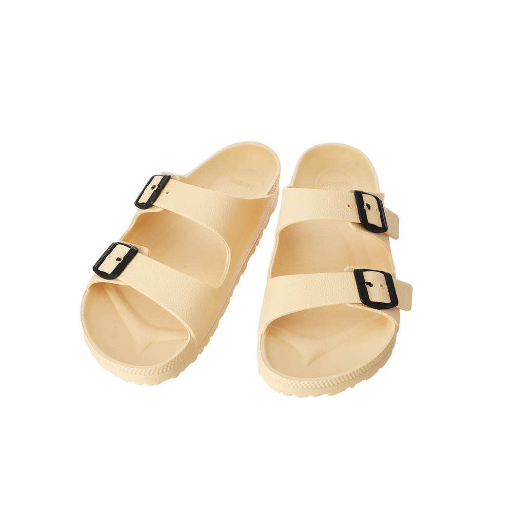 Fashion Two Band Women’s Slippers 2.0(Khaki,37-38) – MINISO Bahrain