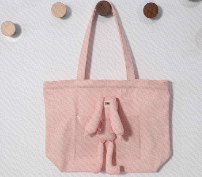 Shoulder Shopping Bag with 3D Decoration(Pink) – MINISO Bahrain