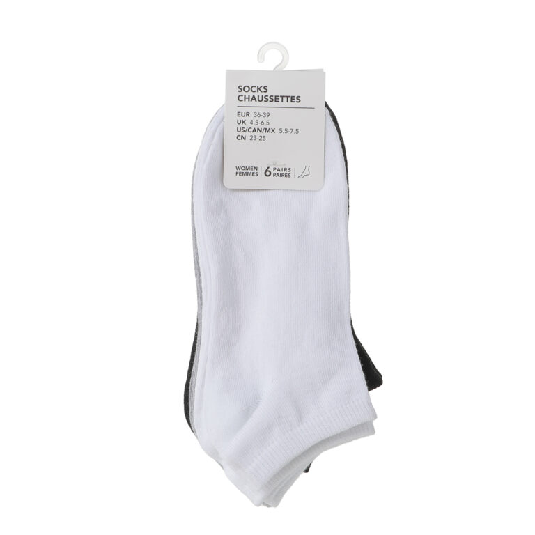 Women’s Classic Low-Cut Socks (6 Pairs) – MINISO Bahrain