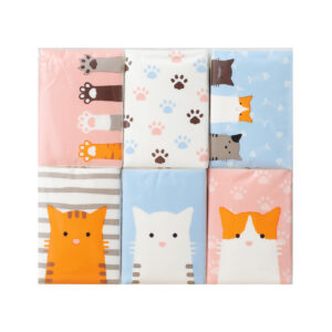 Cartoon Unscented Facial Tissues (18 Packs)