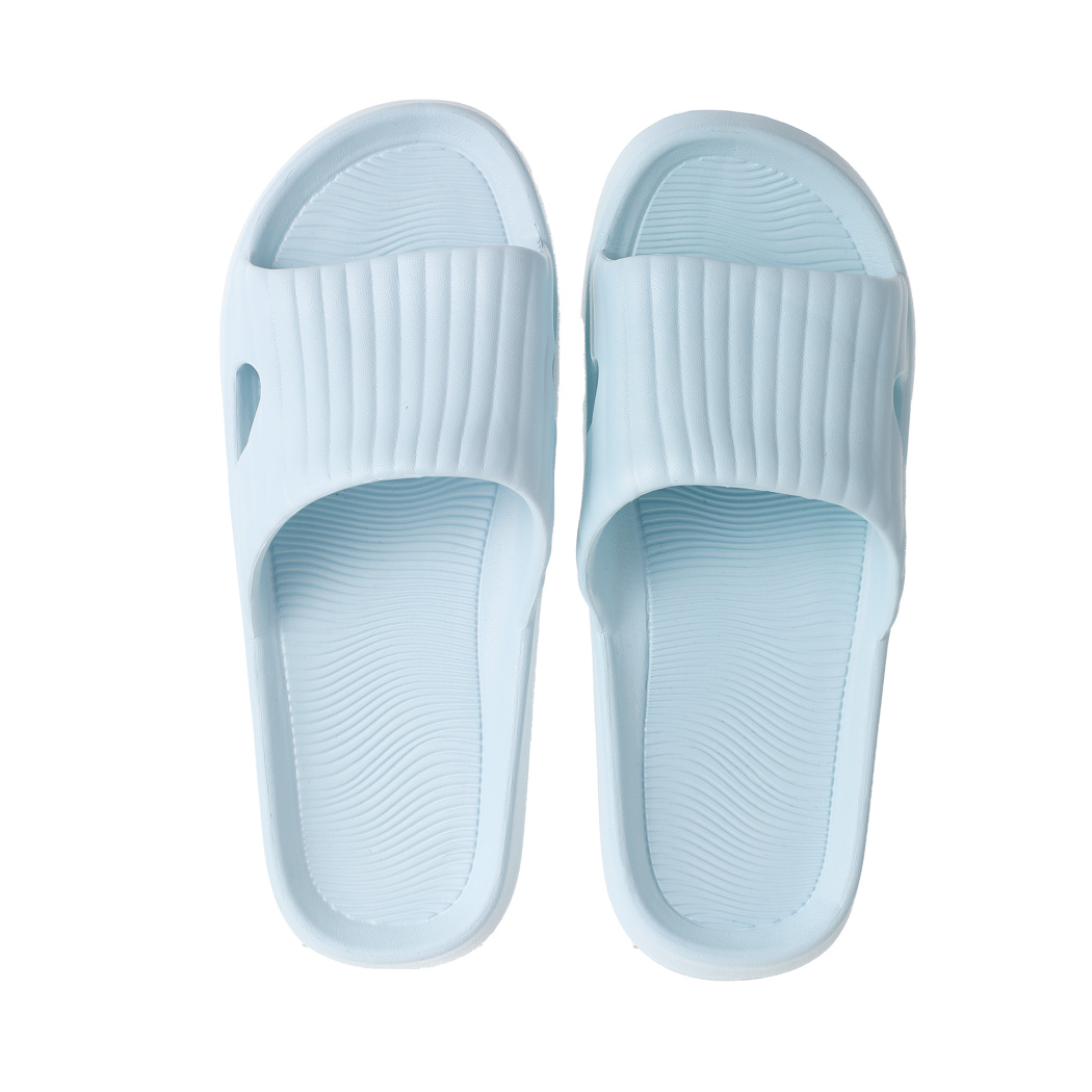 Classic Stripe Women’s Bathroom Slippers(Blue,39-40) – MINISO Bahrain