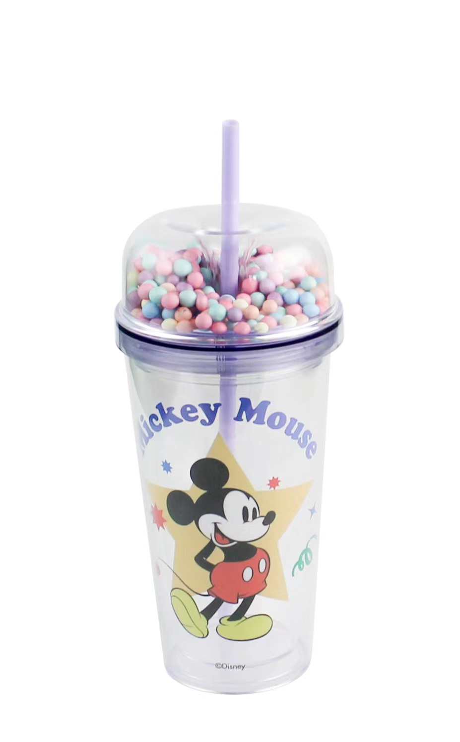 Miniso Disney`s 100th Anniversary Celebration Series Mickey Mouse Ceramic  Cup with Lid And Spoon 360ml