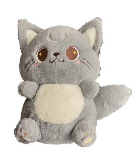 Desert Star Series 14in. Plush Toy(Gray) – MINISO Bahrain