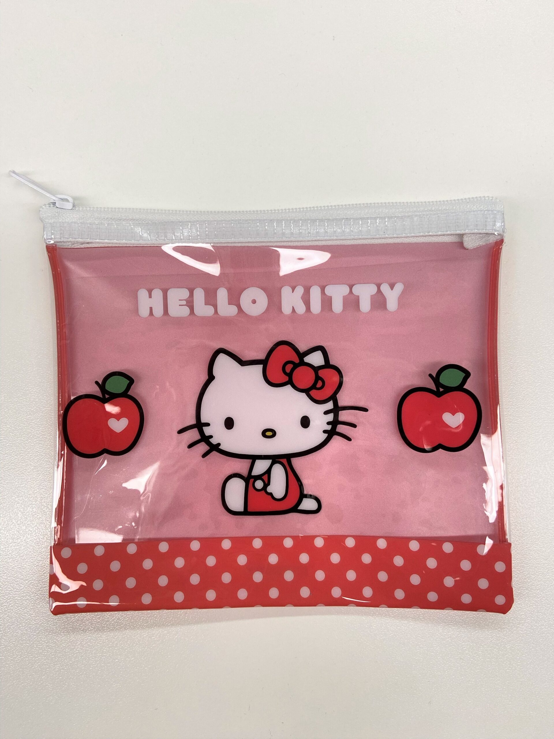 Hello Kitty Apple Season Series PVC Stationery Case (14×12cm)