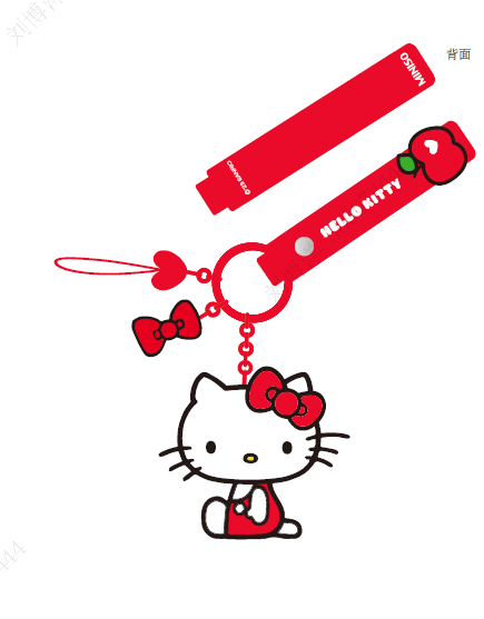 Hello Kitty Apple Collection Phone Charm Strap(Red) – MINISO Bahrain