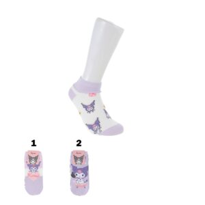 Kuromi  Women's Ankle Socks (2 Pairs)