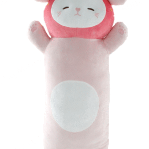 30in. Double-Heart Cat Bolster(Strawberry)