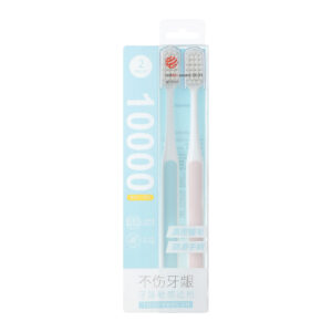 Soft Toothbrushes with Fine Dense Bristles (2 pcs)