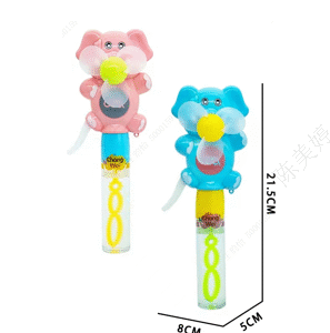Bubble Wand (Elephant Fan) (2 Assorted Colors)