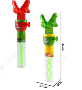 Bubble Wand (Expandable Dinosaur) (2 Assorted Colors)
