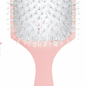 Classic Comfortable Series Paddle Cushion Massager Hair Brush (Matte Pink)