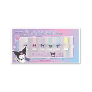 Kuromi Glossy Nail Polish Set (6 pcs)
