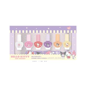 Hello Kitty and Friends Glossy Nail Polishes (6 pcs)