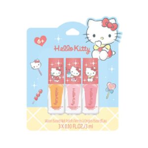 Hello Kitty Glossy Nail Polishes (3 pcs)