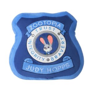 Disney Zootopia Collection Police Badge Pillow (Officer Judy)