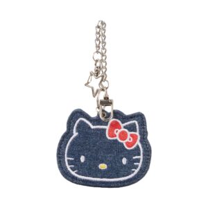 Hello Kitty Classic Series Denim Compact Mirror Pendant