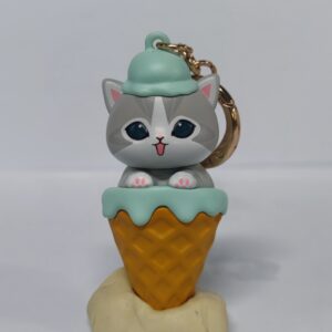 mofusand Ice Cream Collection 3D Pendant (Green)