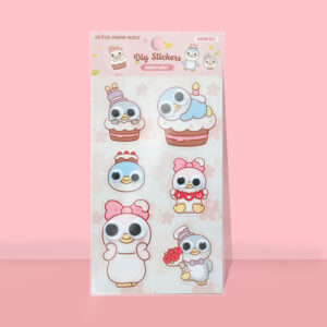 MINI FAMILY Collection Big Eye Cute Stickers(2 Assorted Models)