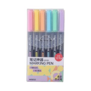 Note-Taking Essentials Series Pastel Highlighter Set (6 pcs)